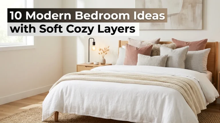 10 Modern Bedroom Ideas with Soft Cozy Layers