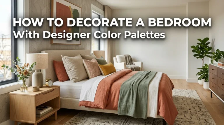 How to Decorate a Bedroom with Designer Color Palettes
