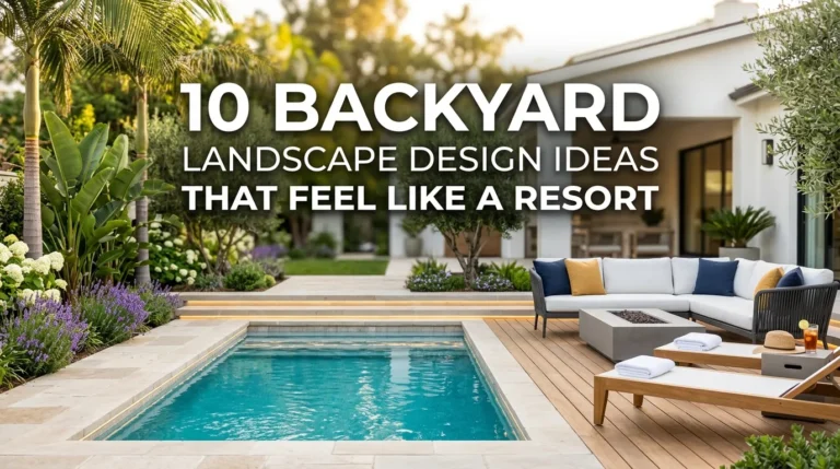 10 Backyard Landscape Design Ideas That Feel Like a Resort